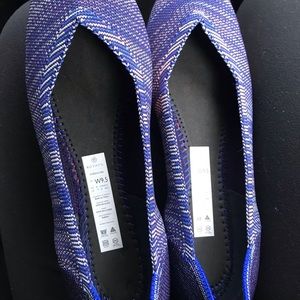 Rothy’s BNWOB Bright Blue Birdseye Sz9.5